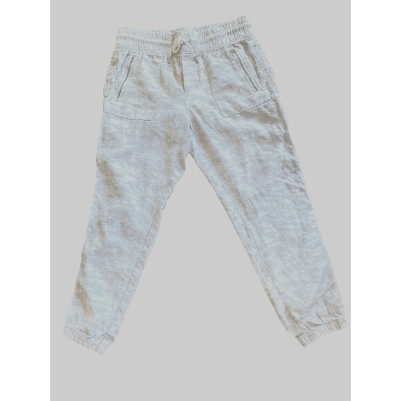 Athleta Camo Cabo Linen Jogger Women’s 10 Athleisure Travel Pant Worn Once! - Picture 8 of 12